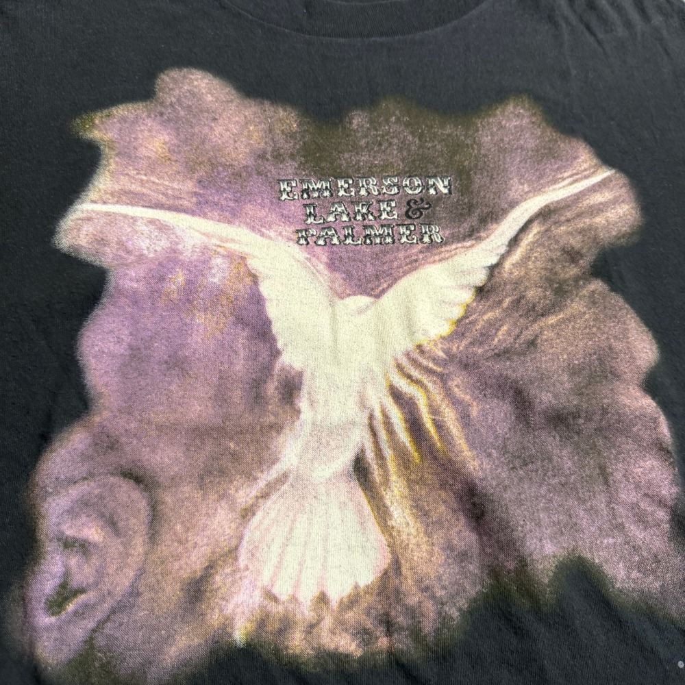 Vintage 1992 Emerson Lake & Palmer World Tour T-Shirt Brockum USA L - Picture 4 of 7